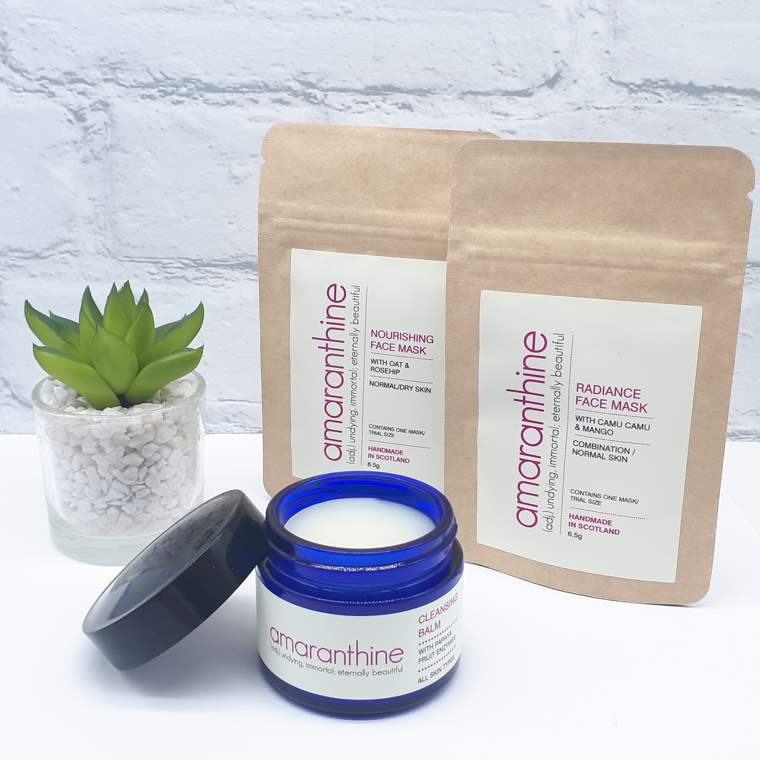 Amaranthine Masks and balm