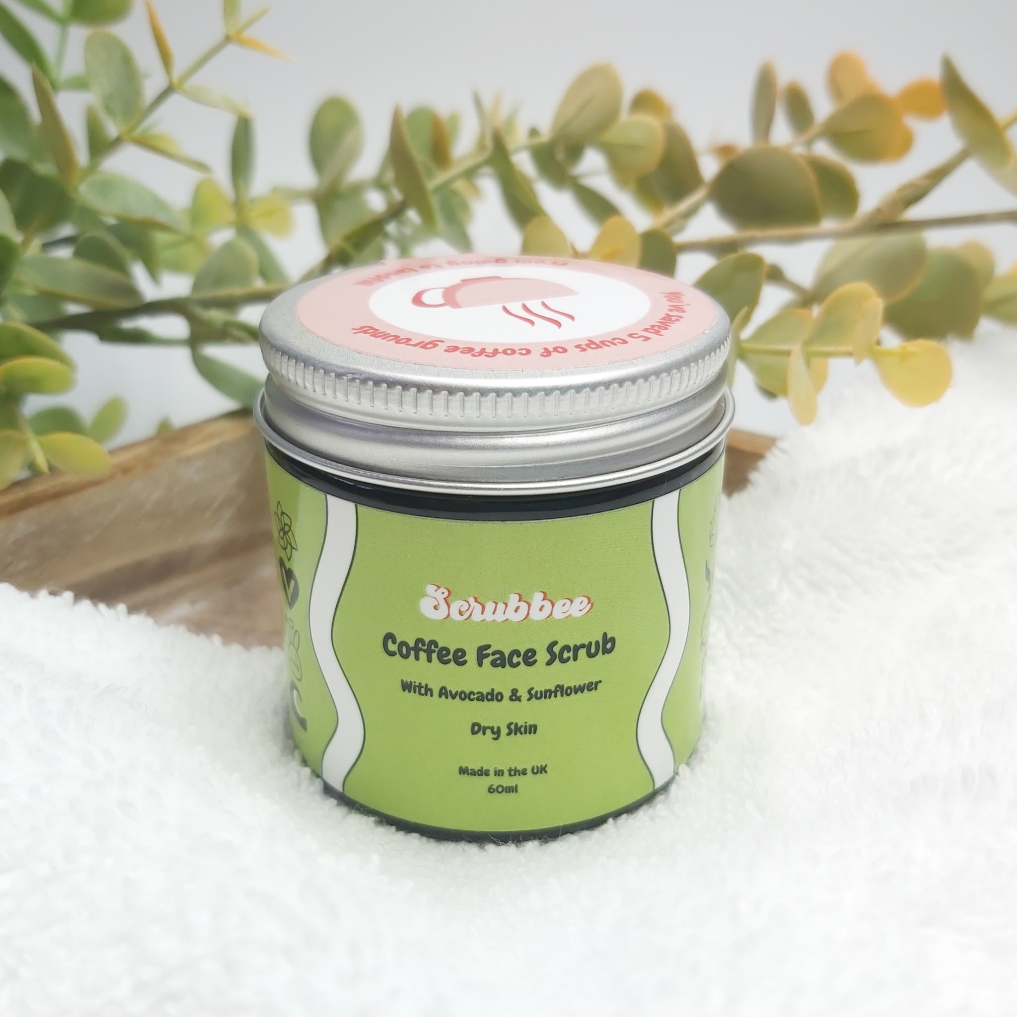 Scrubee Coffee Face Scrub for Dry Skin from Counter Culture Beauty Store - Review by Beauty Folio.